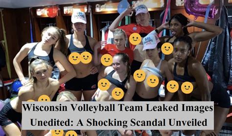 wisconsin volleyball team leak photo